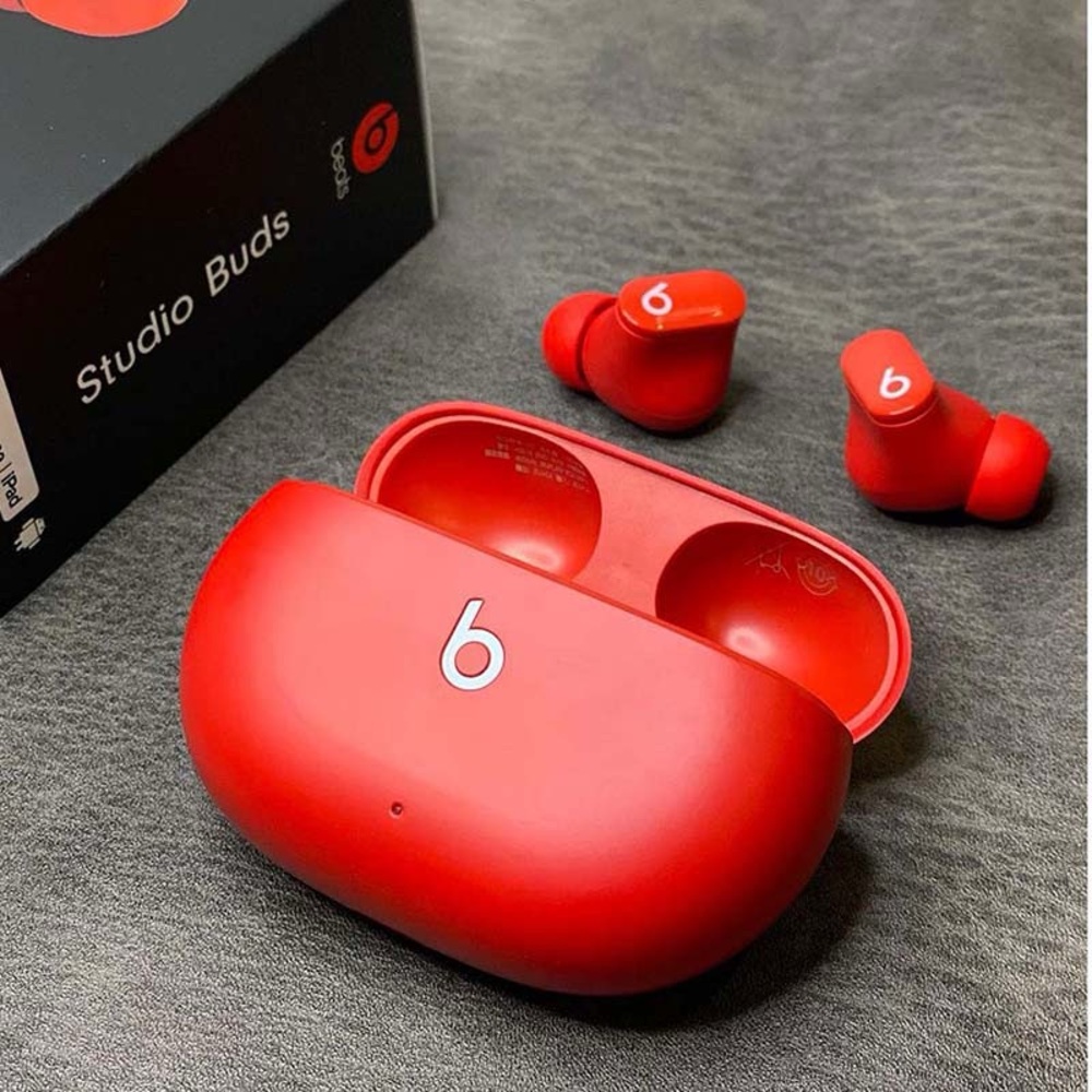 Beats Studio Busd In-Ear Noise Cancelling Headphones Red - Picture 4 of 9